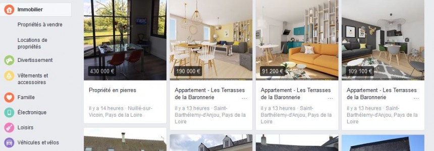 Marketplace sur Facebook